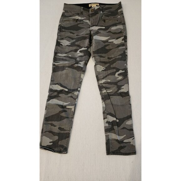 Democracy Ab Technology Womens Camo Skinny Jeans Size 6 Cotton Blend - Picture 1 of 11